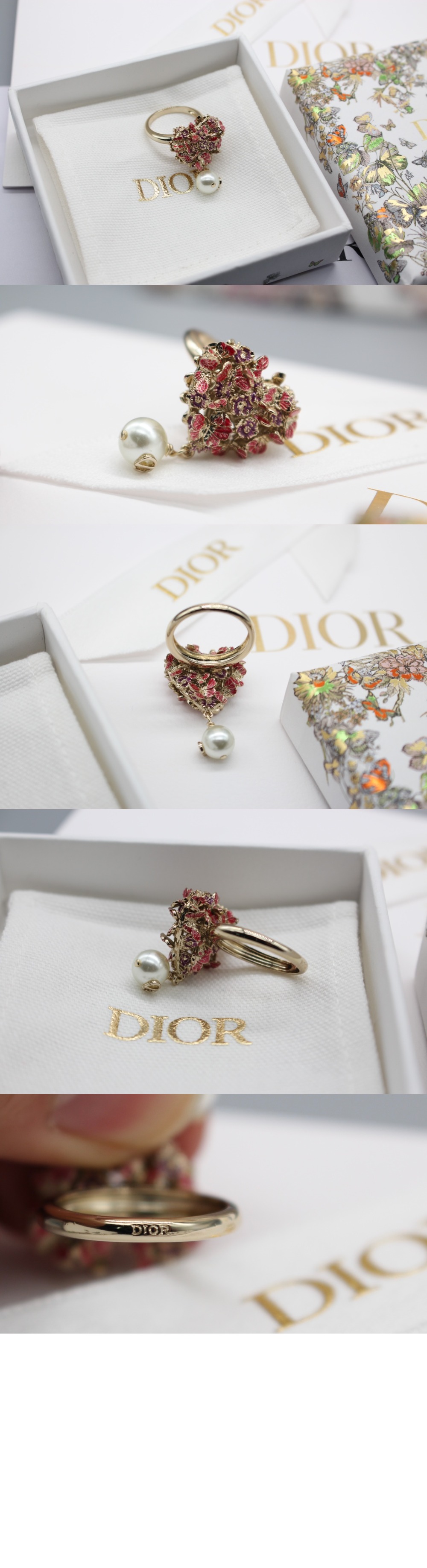 미러급레플리카사이트 | 명품레플리카 전문 쇼핑몰  | 퍼스트원 - 나비 하트 반지 R1931 > 디올