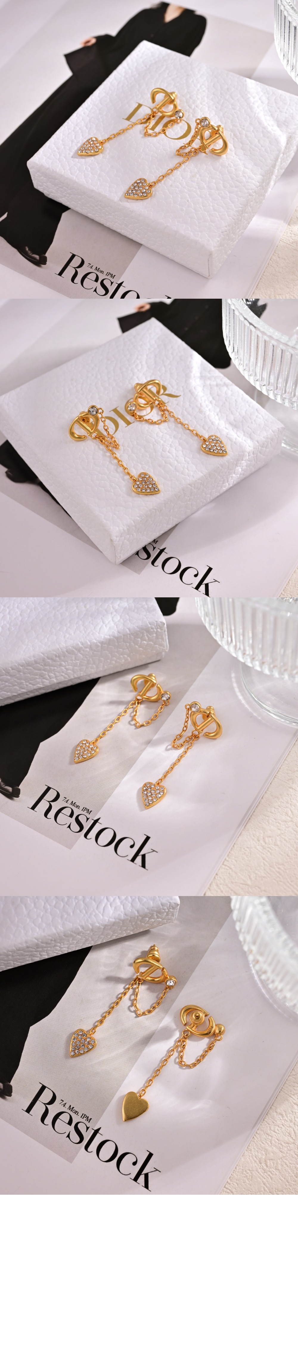 미러급레플리카사이트 | 명품레플리카 전문 쇼핑몰  | 퍼스트원 - CD Navy 귀걸이 E3704 > 디올