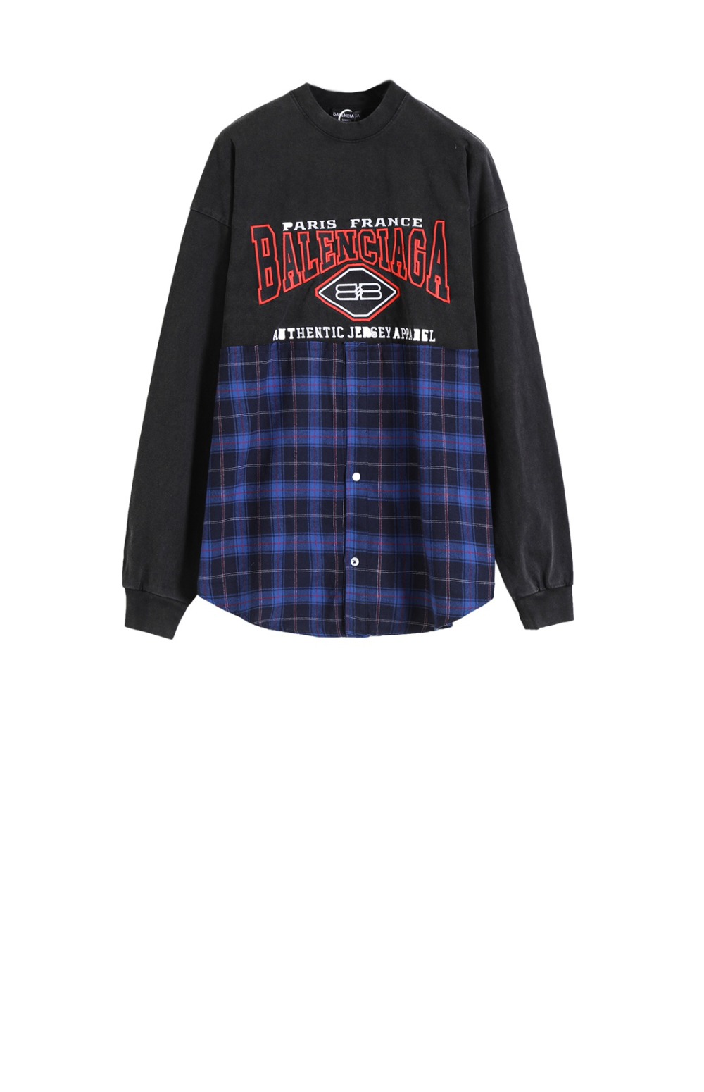 미러급레플리카사이트 | 명품레플리카 전문 쇼핑몰  | 퍼스트원 - 어센틱 패치 긴팔 티셔츠 > 발렌시아가