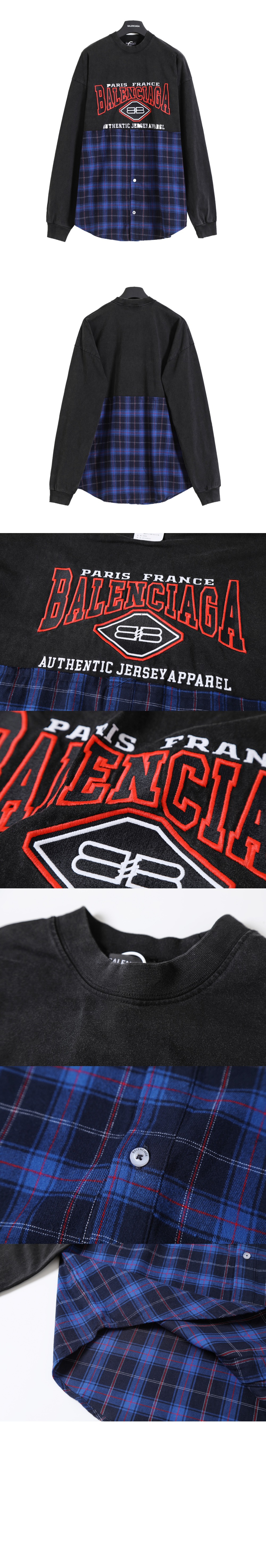 미러급레플리카사이트 | 명품레플리카 전문 쇼핑몰  | 퍼스트원 - 어센틱 패치 긴팔 티셔츠 > 발렌시아가