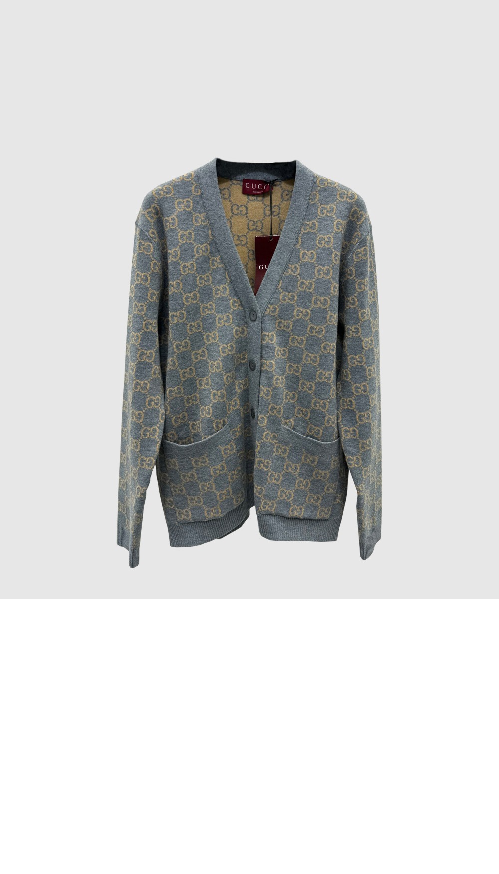 미러급레플리카사이트 | 명품레플리카 전문 쇼핑몰  | 퍼스트원 - GG 울 자가드 가디건 > 구찌