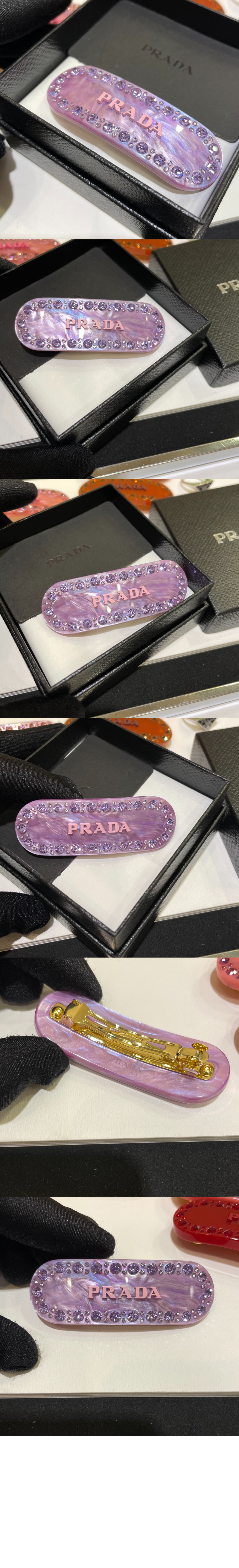 미러급레플리카사이트 | 명품레플리카 전문 쇼핑몰  | 퍼스트원 - 플렉시글라스 헤어 클립 1IF043 > 프라다