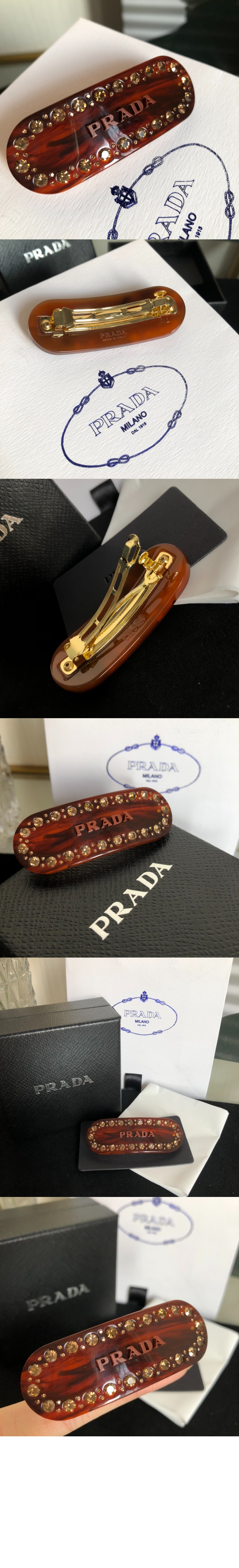 미러급레플리카사이트 | 명품레플리카 전문 쇼핑몰  | 퍼스트원 - 플렉시글라스 헤어 클립 1IF043 > 프라다