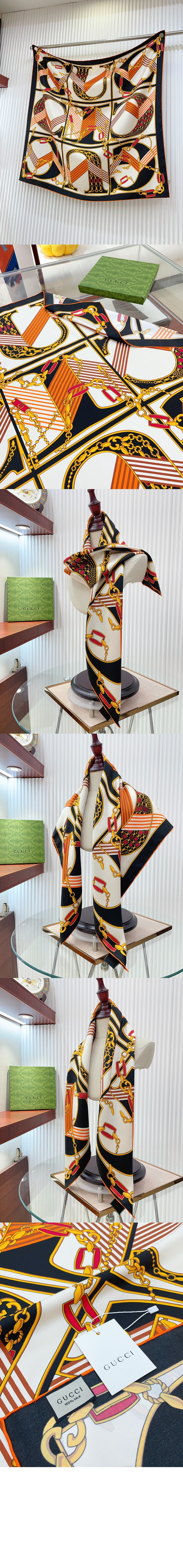 미러급레플리카사이트 | 명품레플리카 전문 쇼핑몰  | 퍼스트원 - 플로라 프린트 실크 스카  739829 > 구찌