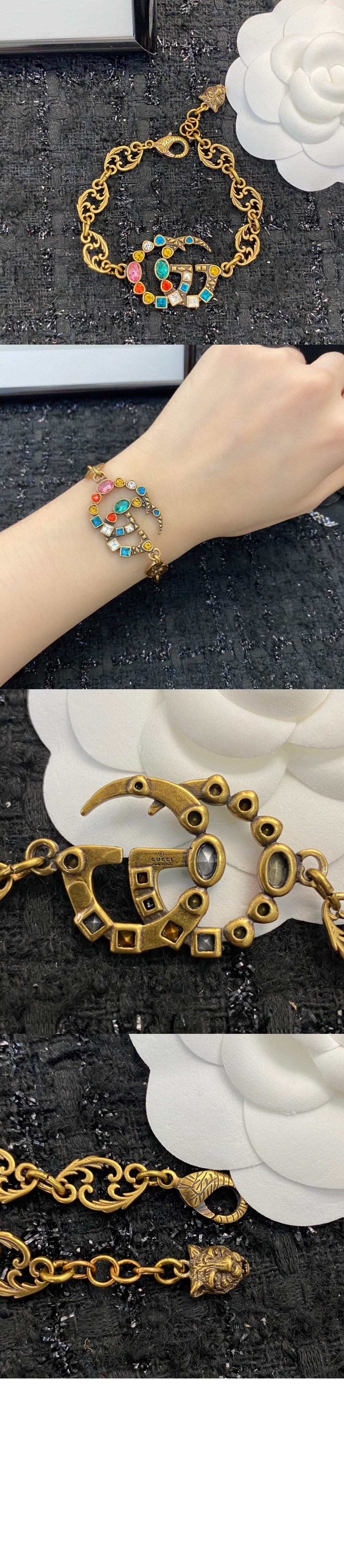 미러급레플리카사이트 | 명품레플리카 전문 쇼핑몰  | 퍼스트원 - 인터로킹 다이아몬드 팔찌 530532 > 구찌