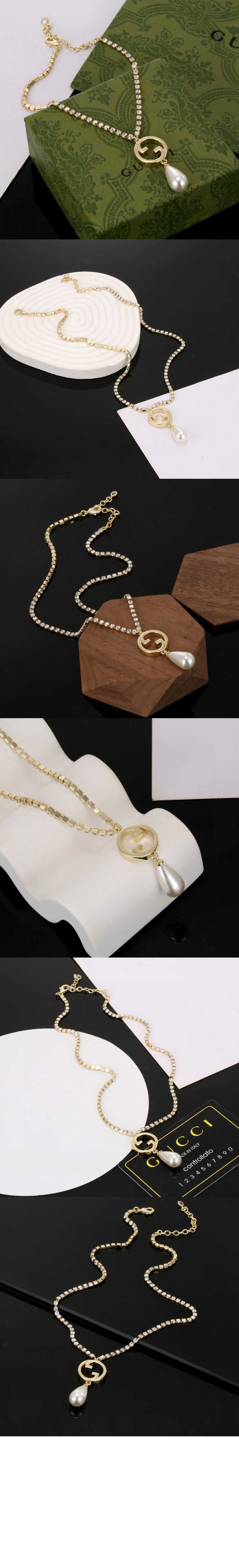 미러급레플리카사이트 | 명품레플리카 전문 쇼핑몰  | 퍼스트원 - 블론디 크리스털 목걸이 797530 > 구찌