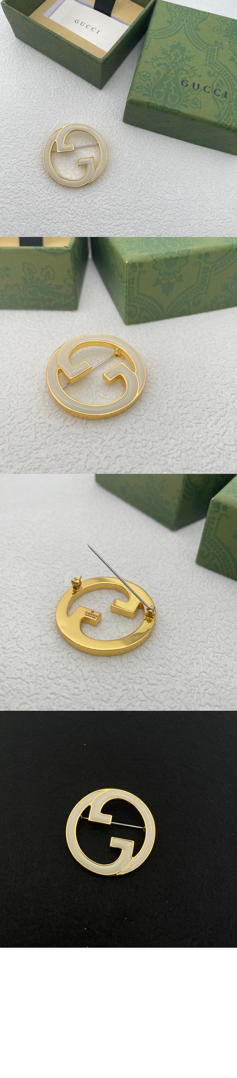 미러급레플리카사이트 | 명품레플리카 전문 쇼핑몰  | 퍼스트원 - 더블 G 브로치 796762 > 구찌