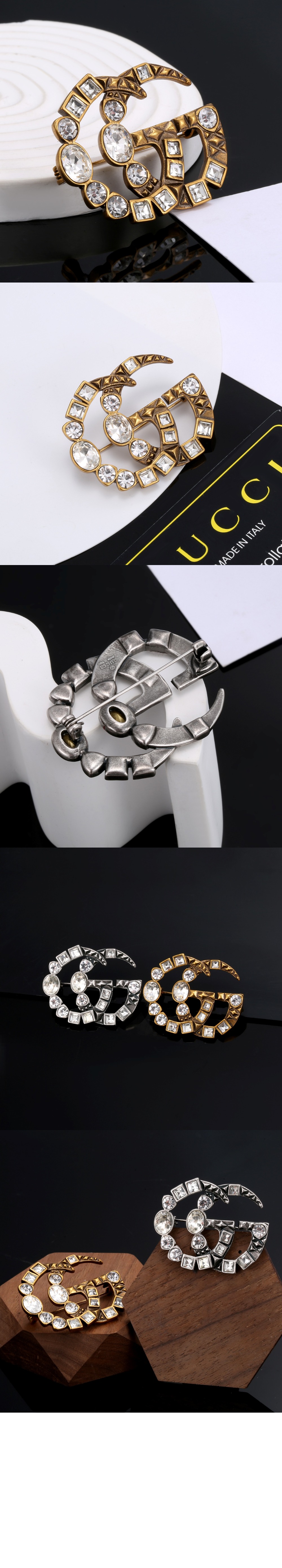 미러급레플리카사이트 | 명품레플리카 전문 쇼핑몰  | 퍼스트원 - 더블 G 브로치 515149 > 구찌