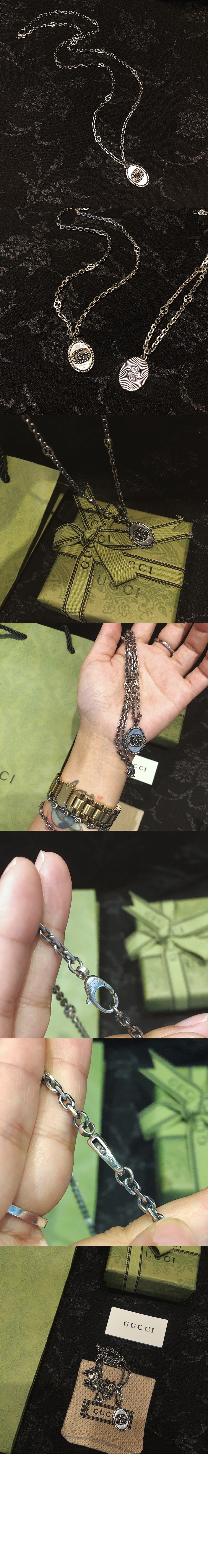 미러급레플리카사이트 | 명품레플리카 전문 쇼핑몰  | 퍼스트원 - 인터로킹 체인 목걸이 632540 > 구찌