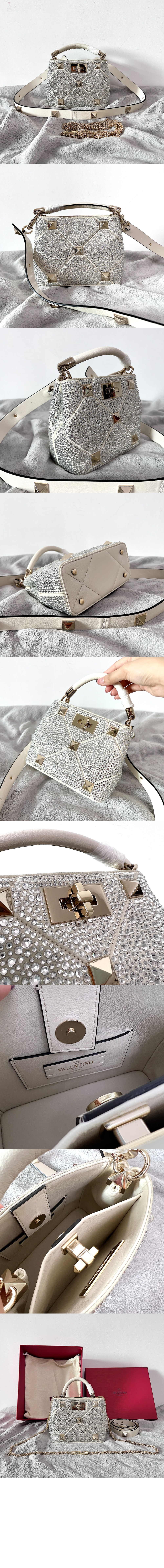 미러급레플리카사이트 | 명품레플리카 전문 쇼핑몰  | 퍼스트원 - ROMAN STUD 미니 라인스톤 토트백 > 발렌티노