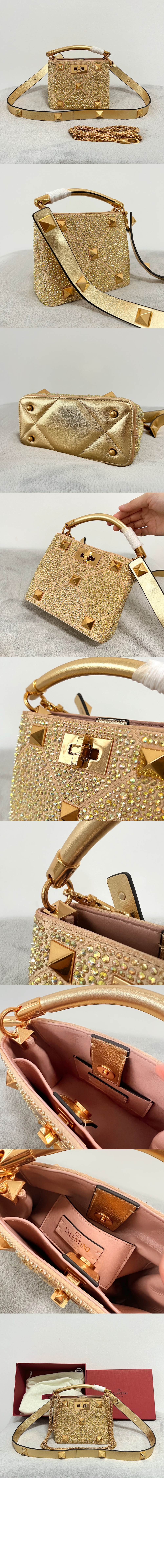 미러급레플리카사이트 | 명품레플리카 전문 쇼핑몰  | 퍼스트원 - ROMAN STUD 미니 라인스톤 토트백 > 발렌티노