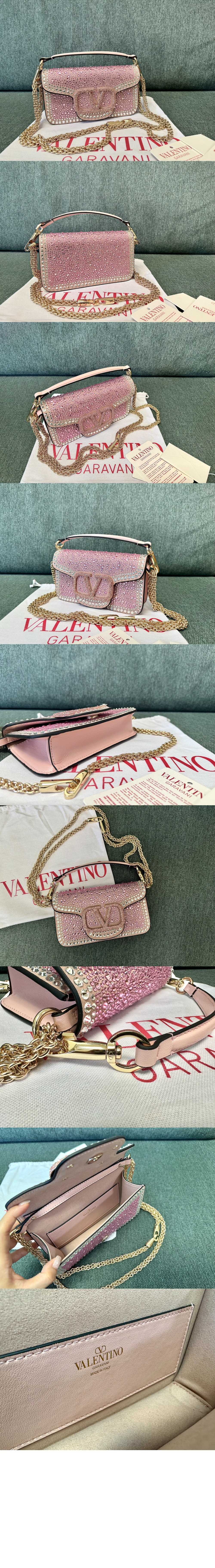 미러급레플리카사이트 | 명품레플리카 전문 쇼핑몰  | 퍼스트원 - 라인스톤 장식 스몰 발렌티노 가라바니 로코 숄더백 > 발렌티노