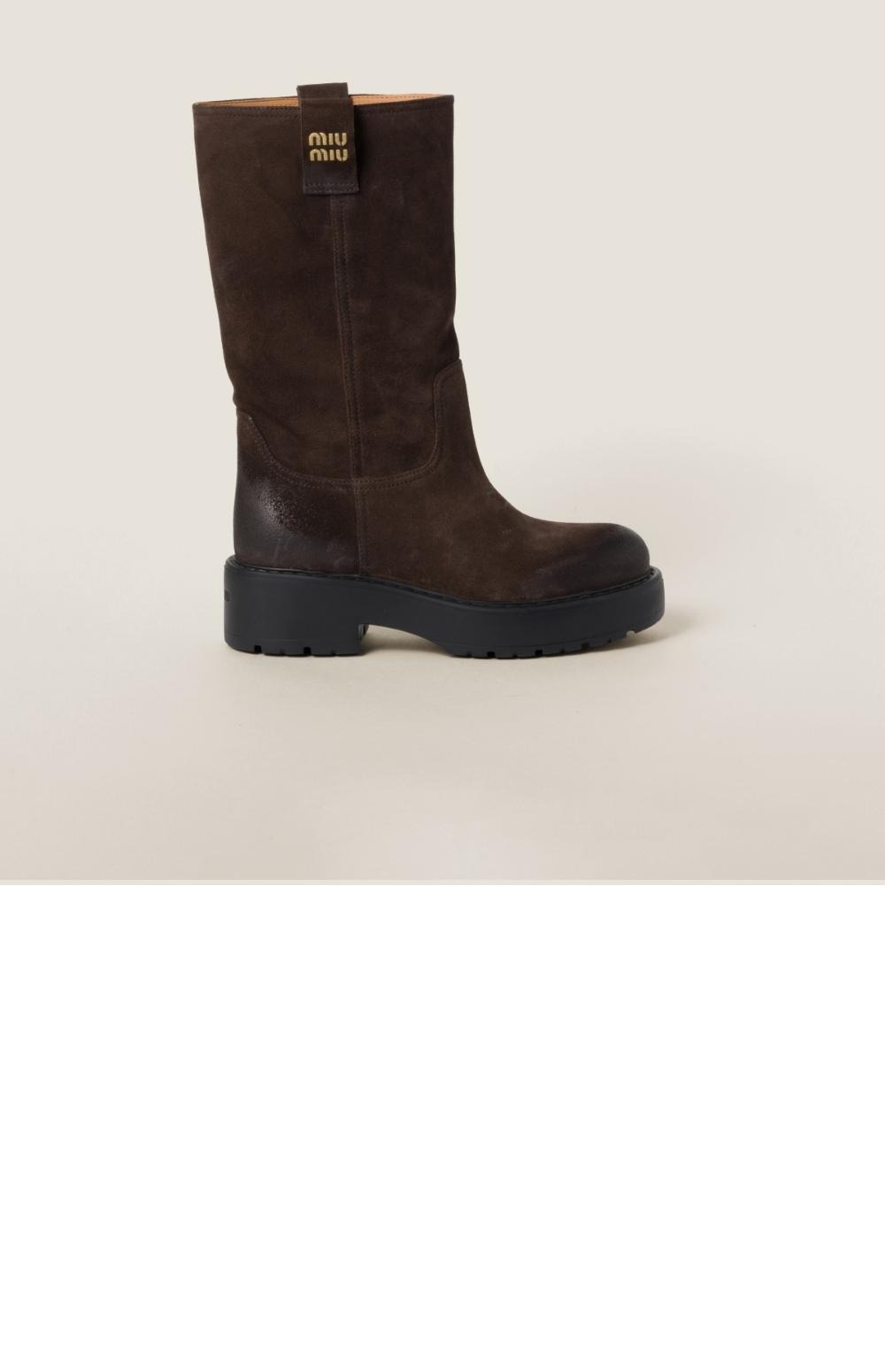 미러급레플리카사이트 | 명품레플리카 전문 쇼핑몰  | 퍼스트원 - 스웨이드 가죽 부츠 5U270E > 미우미우