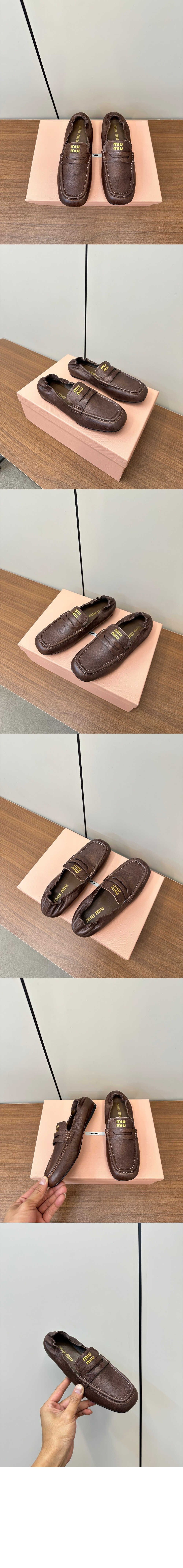 미러급레플리카사이트 | 명품레플리카 전문 쇼핑몰  | 퍼스트원 - 나파 가죽 로퍼 5D341E > 미우미우