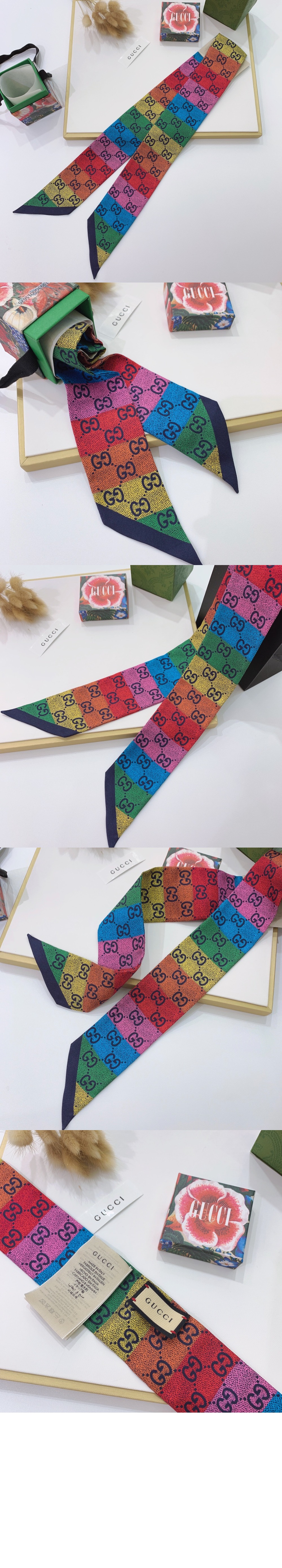 미러급레플리카사이트 | 명품레플리카 전문 쇼핑몰  | 퍼스트원 - 플로라 프린트 실크 넥 보우 662780 > 구찌