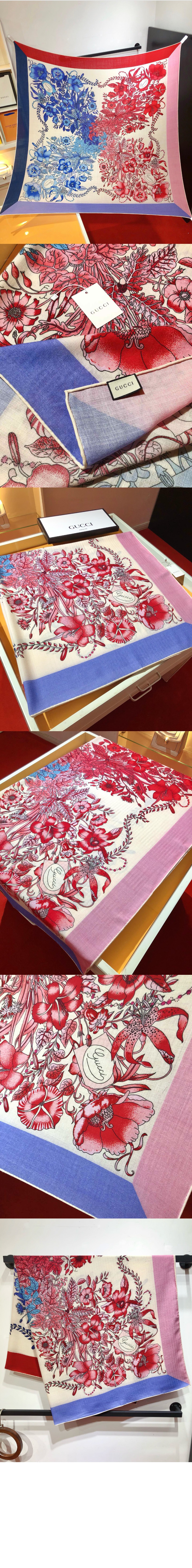 미러급레플리카사이트 | 명품레플리카 전문 쇼핑몰  | 퍼스트원 - 플로라 프린트 실크 스카프 775773 > 구찌