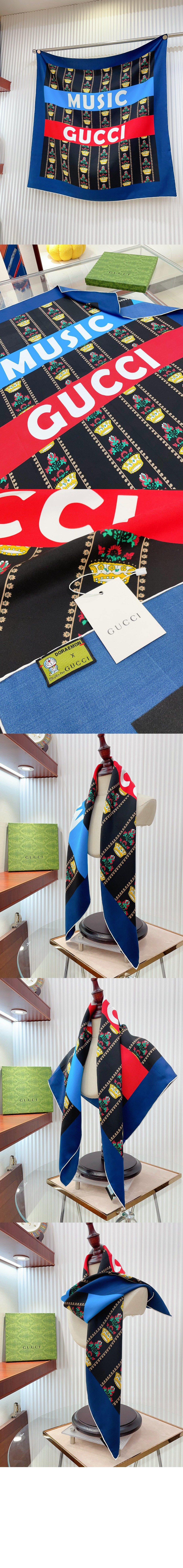 미러급레플리카사이트 | 명품레플리카 전문 쇼핑몰  | 퍼스트원 - 플로라 프린트 실크 스카 676964 > 구찌