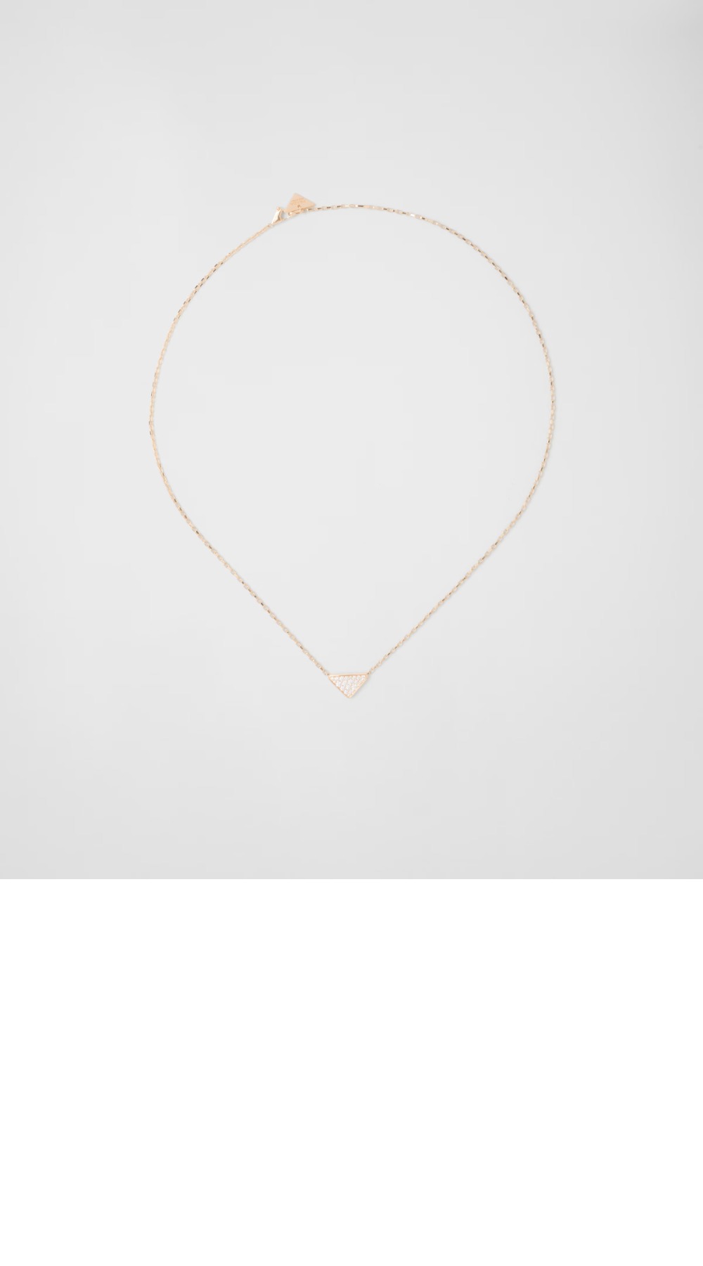 미러급레플리카사이트 | 명품레플리카 전문 쇼핑몰  | 퍼스트원 - 골드 미니 트라이앵글 목걸이 1JCA38 > 프라다