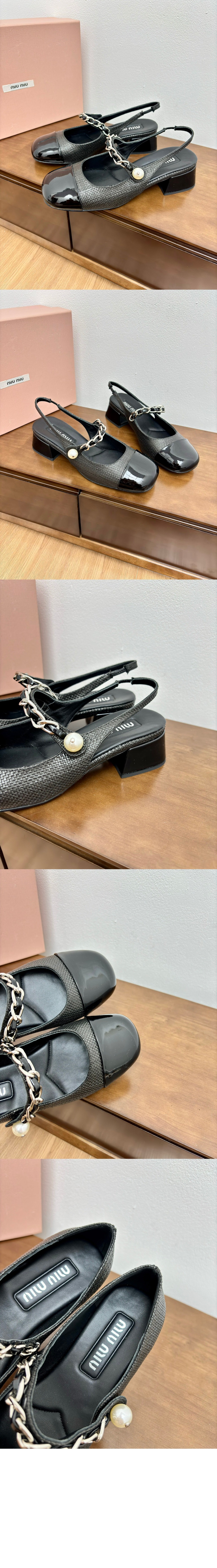 미러급레플리카사이트 | 명품레플리카 전문 쇼핑몰  | 퍼스트원 - 페이턴트 슬링백 펌프스 5I045E > 미우미우