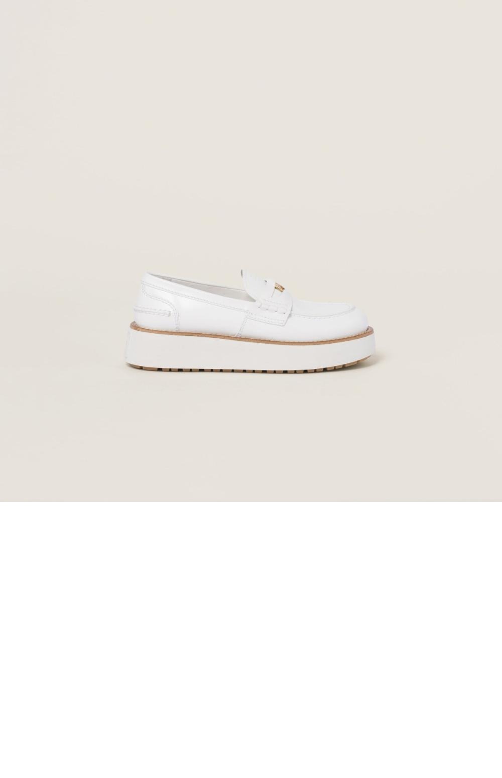 미러급레플리카사이트 | 명품레플리카 전문 쇼핑몰  | 퍼스트원 - 브러쉬드 가죽 로퍼 5D175E > 미우미우