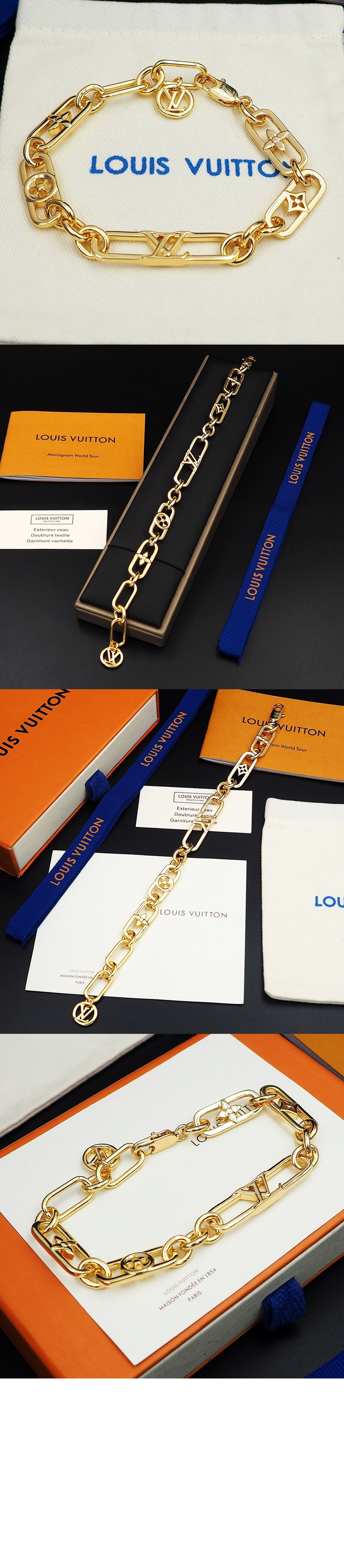미러급레플리카사이트 | 명품레플리카 전문 쇼핑몰  | 퍼스트원 - MY LV Chain  팔찌 M0980A > 루이비통