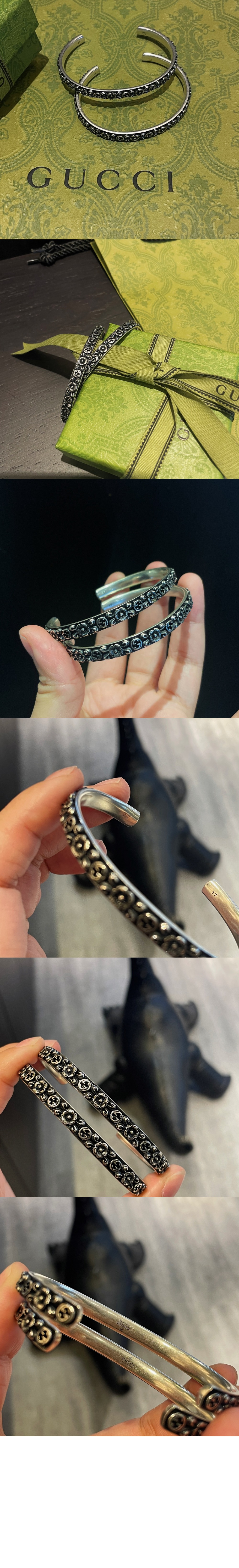 미러급레플리카사이트 | 명품레플리카 전문 쇼핑몰  | 퍼스트원 - 디테일의 실버 팔찌 728275 > 구찌