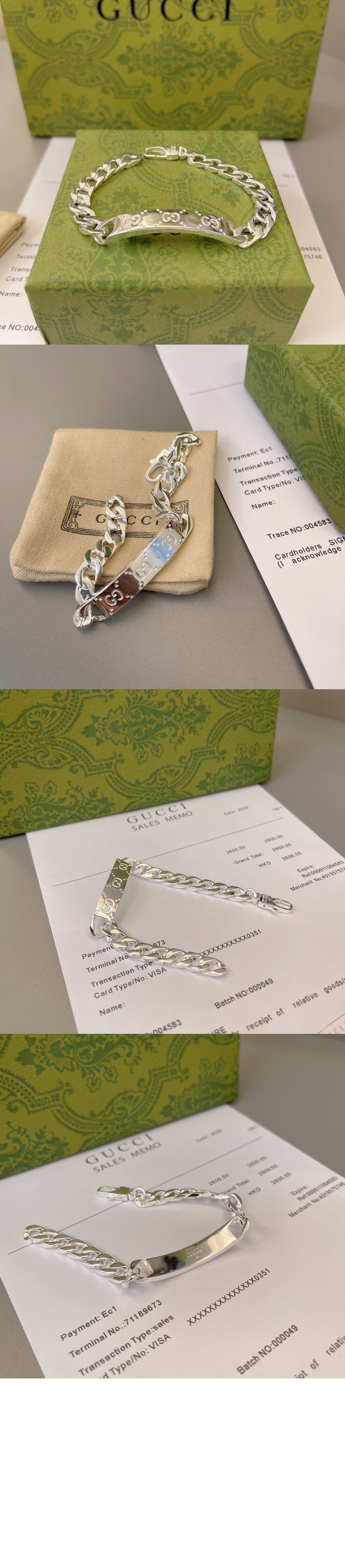 미러급레플리카사이트 | 명품레플리카 전문 쇼핑몰  | 퍼스트원 - GG 태그 구찌 시그니처 팔찌 814851 > 구찌