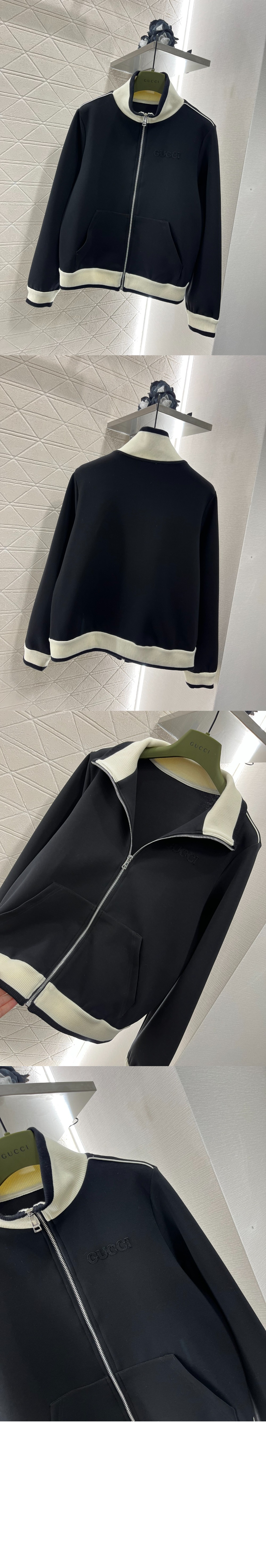 미러급레플리카사이트 | 명품레플리카 전문 쇼핑몰  | 퍼스트원 - 코튼 플리스 지퍼 재킷 > 구찌