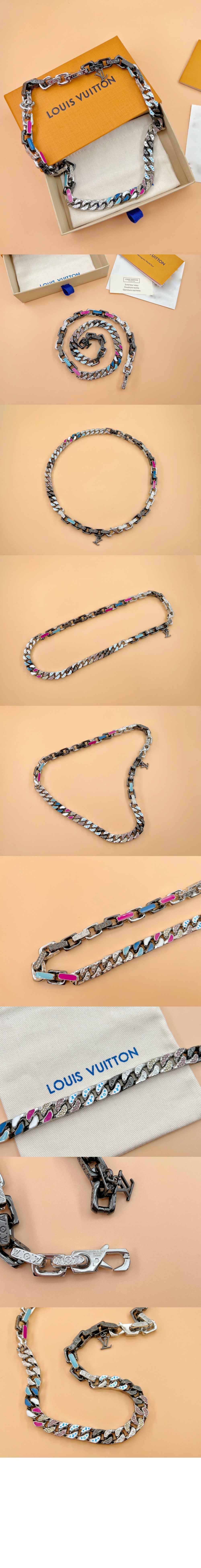 미러급레플리카사이트 | 명품레플리카 전문 쇼핑몰  | 퍼스트원 - 모노그램 컬러스 체인 목걸이  M1062M > 루이비통