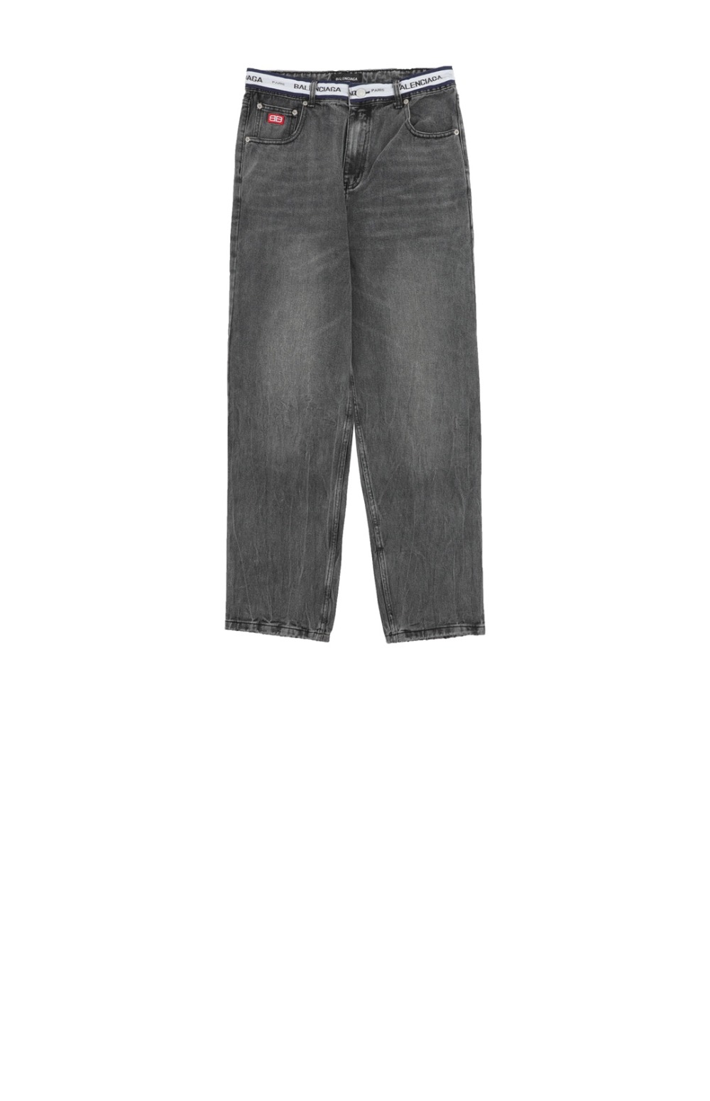 미러급레플리카사이트 | 명품레플리카 전문 쇼핑몰  | 퍼스트원 - 웨이스트 로고 밴딩 데님 진 > 발렌시아가