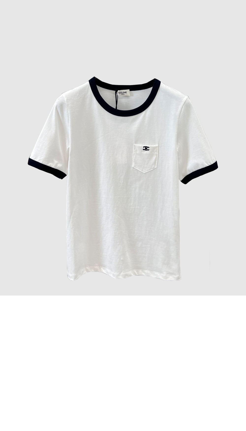 미러급레플리카사이트 | 명품레플리카 전문 쇼핑몰  | 퍼스트원 - 로고 프린트 반팔 > 셀린느