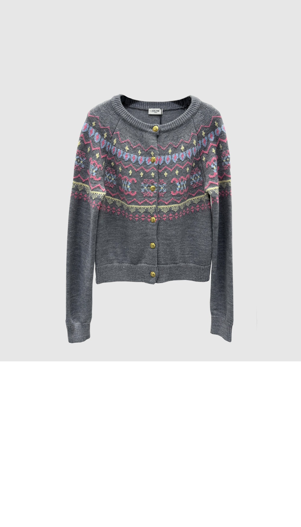 미러급레플리카사이트 | 명품레플리카 전문 쇼핑몰  | 퍼스트원 - 프린트 니트 톱 > 셀린느