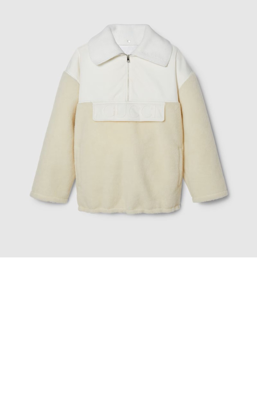 미러급레플리카사이트 | 명품레플리카 전문 쇼핑몰  | 퍼스트원 - 울 블렌드 플리스 지퍼 재킷 > 구찌