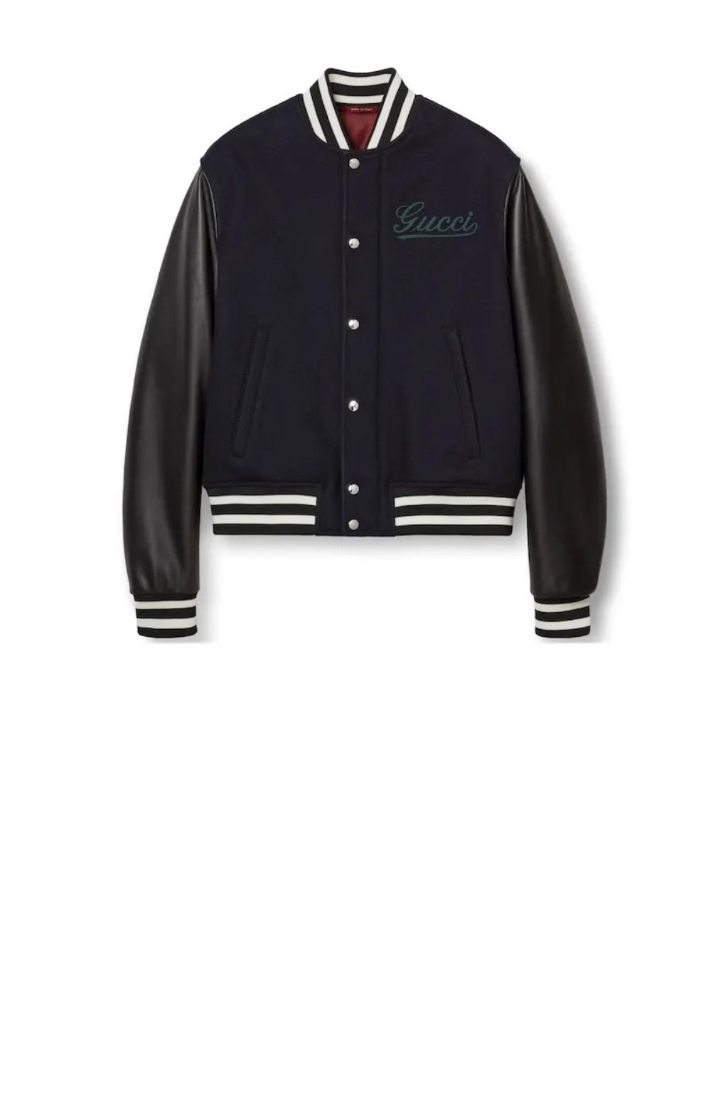 미러급레플리카사이트 | 명품레플리카 전문 쇼핑몰  | 퍼스트원 - 울 가죽 바시티 자켓 > 구찌