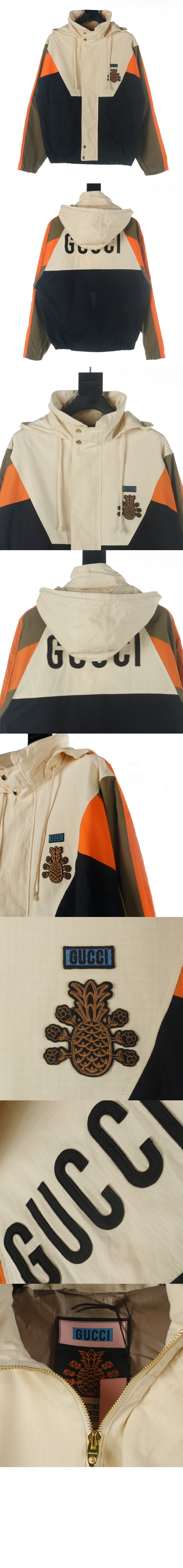 미러급레플리카사이트 | 명품레플리카 전문 쇼핑몰  | 퍼스트원 - 파인애플 코튼 나일론 멀티컬러 자켓 > 구찌