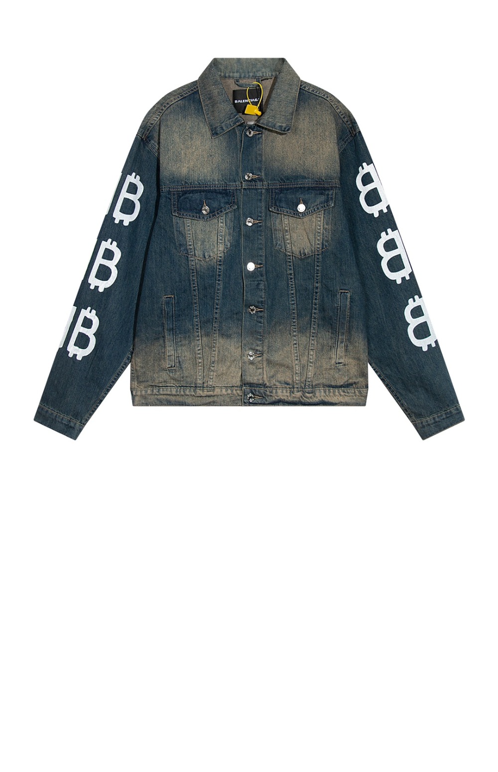 미러급레플리카사이트 | 명품레플리카 전문 쇼핑몰  | 퍼스트원 - 로고 프린트 버튼 데님 재킷 > 발렌시아가