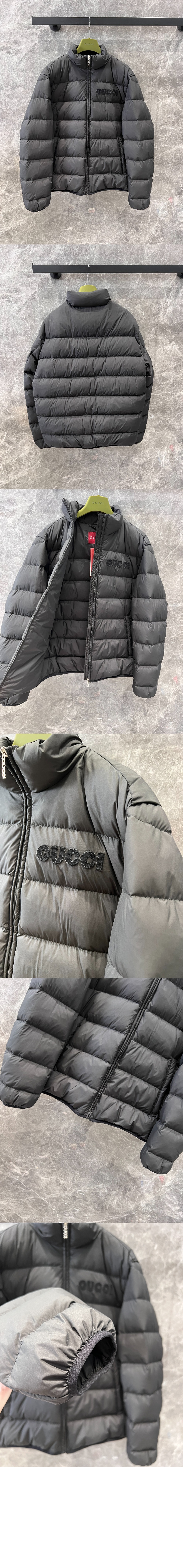 미러급레플리카사이트 | 명품레플리카 전문 쇼핑몰  | 퍼스트원 - 로고 자수 패딩 재킷 > 구찌