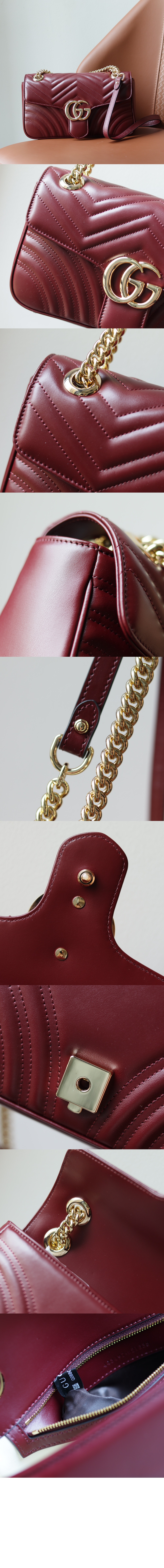 미러급레플리카사이트 | 명품레플리카 전문 쇼핑몰  | 퍼스트원 - GG 마몽 스몰 숄더백 443497 > 구찌