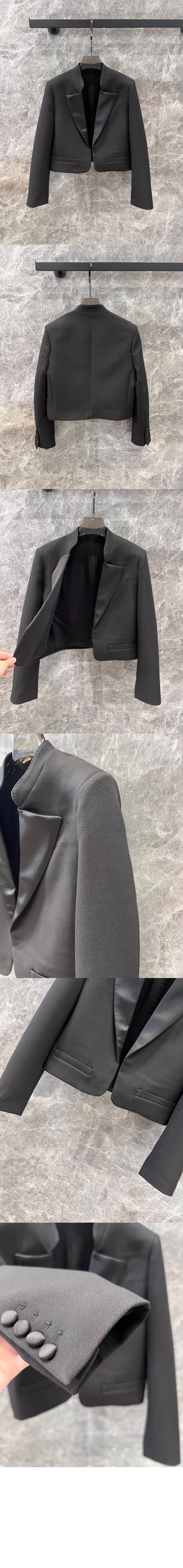 미러급레플리카사이트 | 명품레플리카 전문 쇼핑몰  | 퍼스트원 - 더블 크레이프 새틴 재킷 > 셀린느