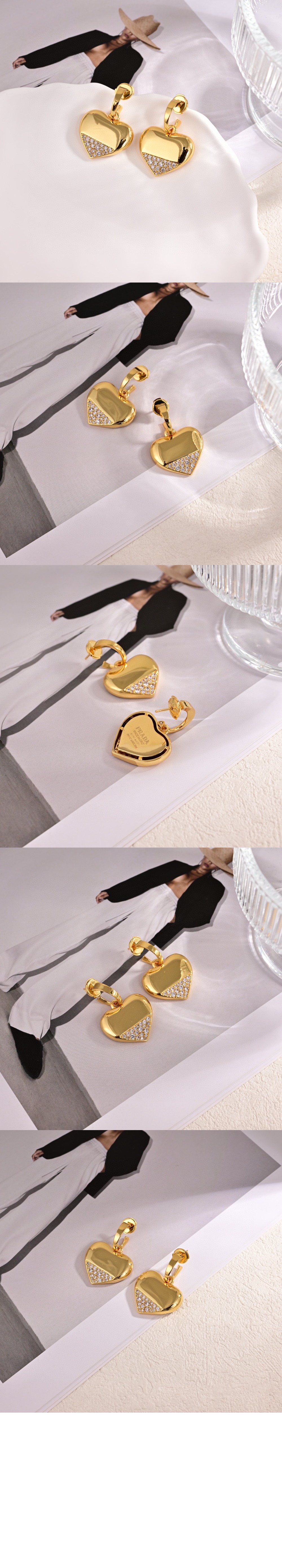 미러급레플리카사이트 | 명품레플리카 전문 쇼핑몰  | 퍼스트원 - 이터널 골드 펜던트 이어링 1JOA06 > 프라다