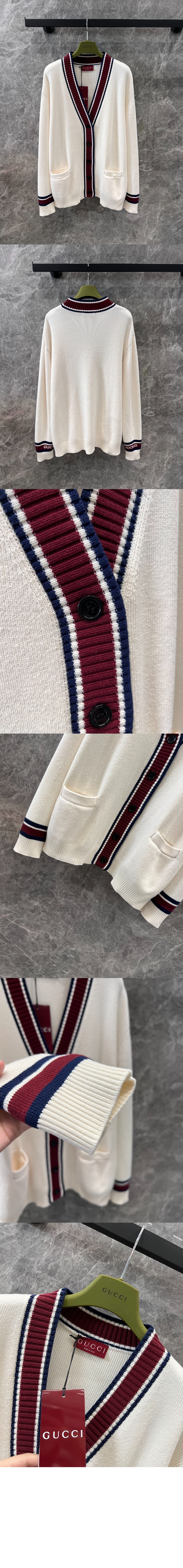 미러급레플리카사이트 | 명품레플리카 전문 쇼핑몰  | 퍼스트원 - 인타르시아 울 니트 가디건 > 구찌