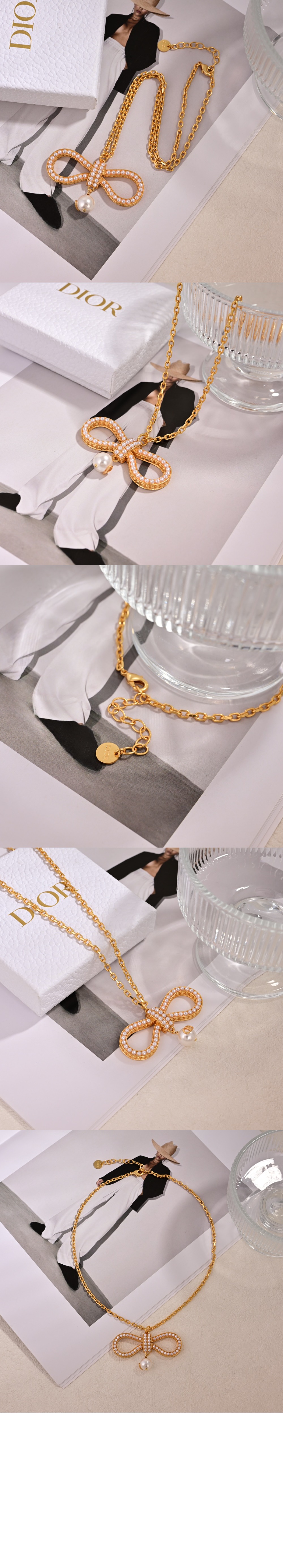 미러급레플리카사이트 | 명품레플리카 전문 쇼핑몰  | 퍼스트원 - Le Nœud de Dior 목걸이 N3125 > 디올
