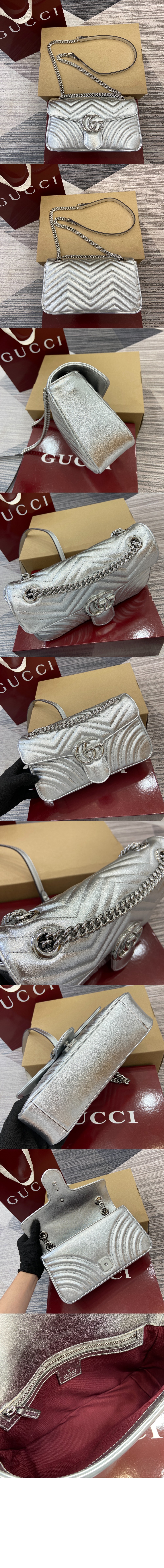 미러급레플리카사이트 | 명품레플리카 전문 쇼핑몰  | 퍼스트원 - GG 마몽 스몰 숄더백 443497 > 구찌