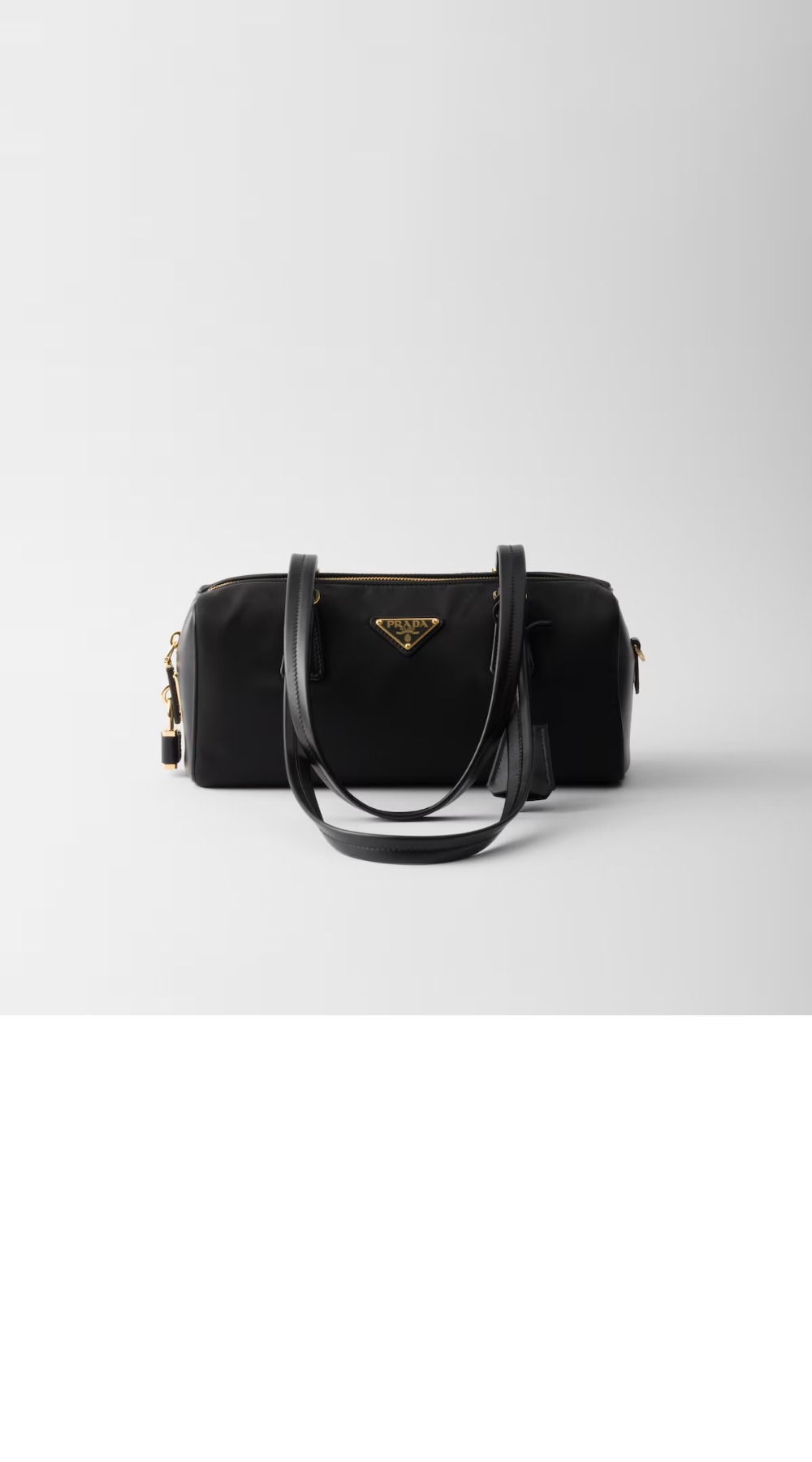 미러급레플리카사이트 | 명품레플리카 전문 쇼핑몰  | 퍼스트원 - 자물쇠가 있는 미디엄 리나일론 및 가죽 탑 핸들백 1BB127 > 프라다