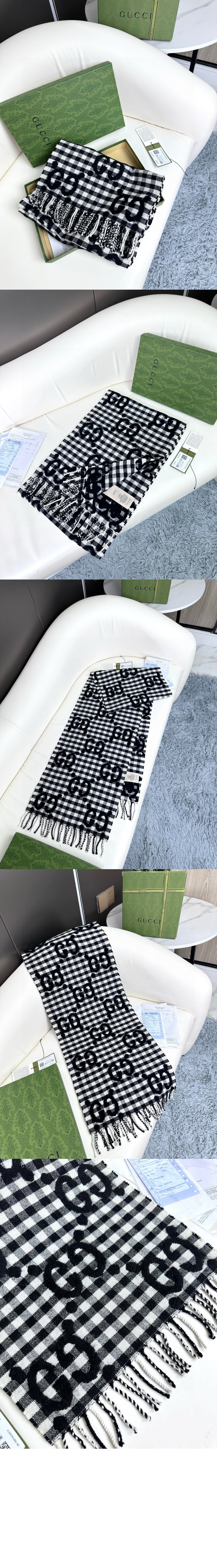 미러급레플리카사이트 | 명품레플리카 전문 쇼핑몰  | 퍼스트원 - GG 울 자카드 스카프 658501 > 구찌
