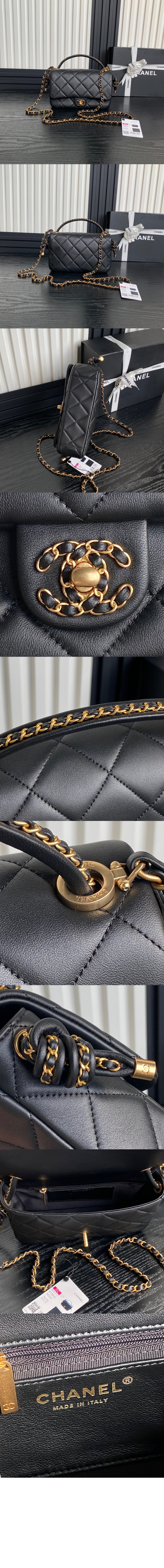 미러급레플리카사이트 | 명품레플리카 전문 쇼핑몰  | 퍼스트원 - 핸들 장식의 플랩백 AS5317 > 샤넬