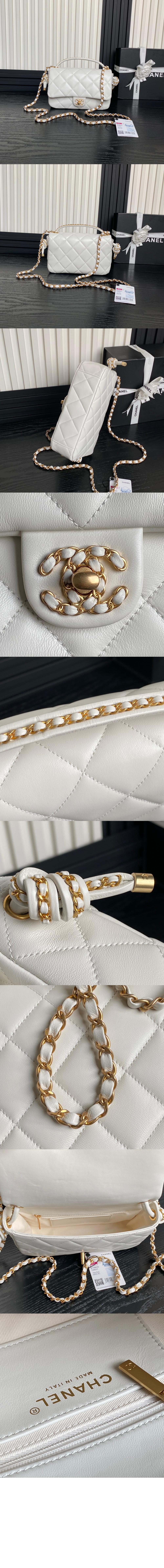 미러급레플리카사이트 | 명품레플리카 전문 쇼핑몰  | 퍼스트원 - 핸들 장식의 플랩백 AS5317 > 샤넬