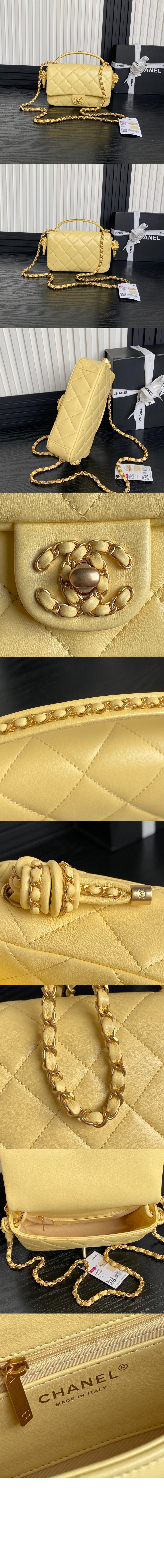 미러급레플리카사이트 | 명품레플리카 전문 쇼핑몰  | 퍼스트원 - 핸들 장식의 플랩백 AS5317 > 샤넬