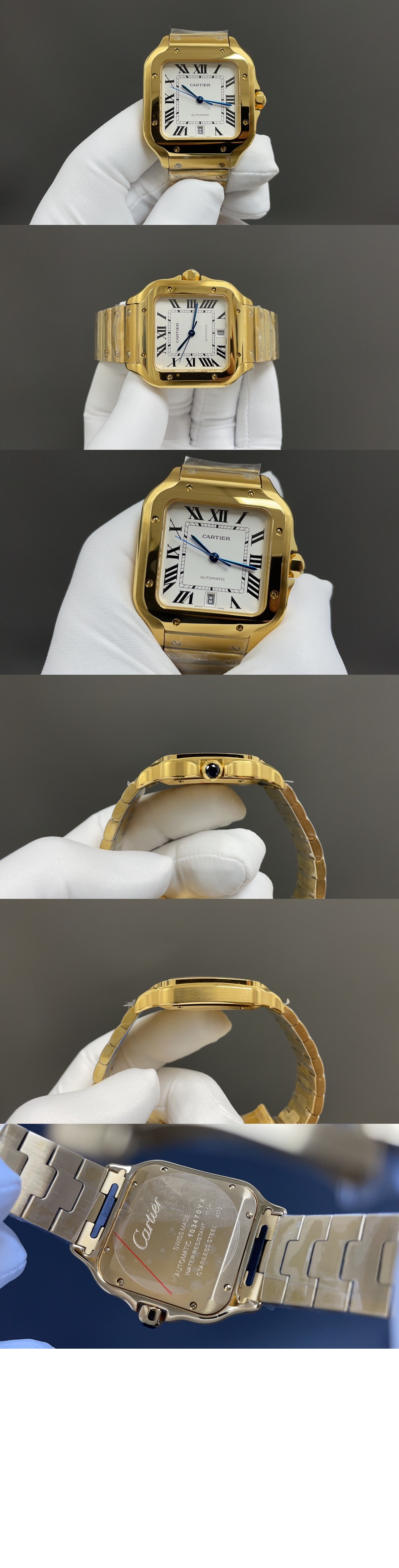 미러급레플리카사이트 | 명품레플리카 전문 쇼핑몰  | 퍼스트원 - 산토스 드 까르띠에 금통 39.8 WGSA0029 > 까르띠에