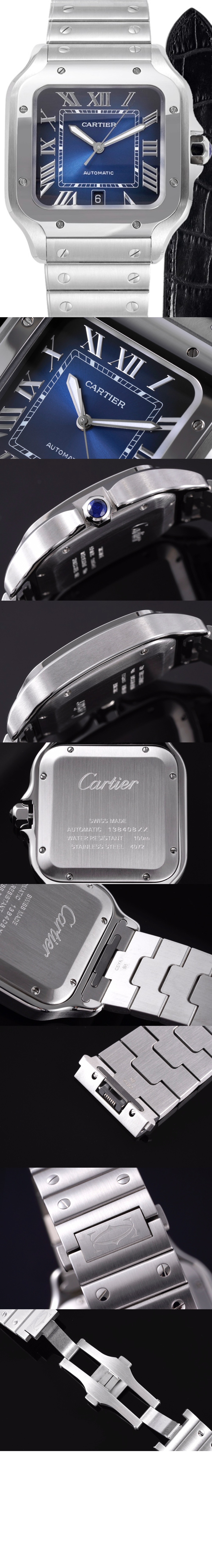 미러급레플리카사이트 | 명품레플리카 전문 쇼핑몰  | 퍼스트원 - 산토스드 까르띠에 워치 39.5 WSSA0071 > 까르띠에